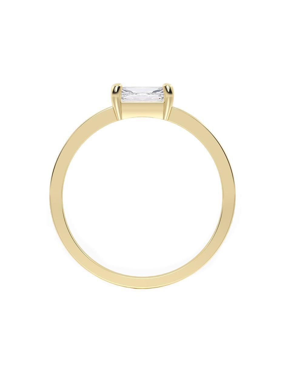 Anillo de compromiso "de" oro 14 k abba joyas no aplica zirconia