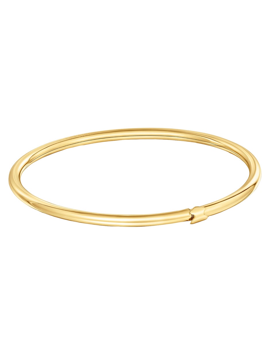 Pulsera de plata p 925 con acabado baño de oro