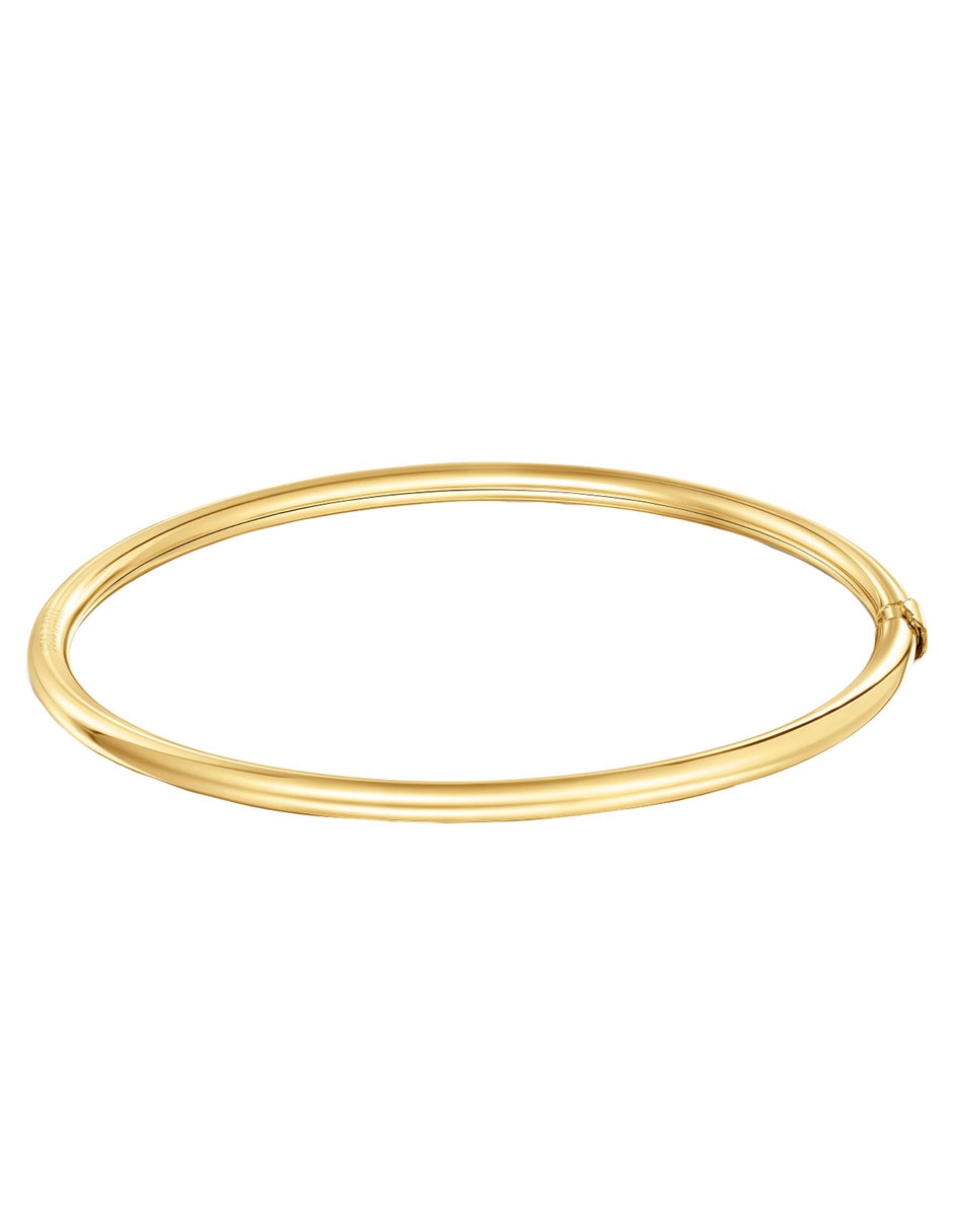 Pulsera de plata p 925 con acabado baño de oro 6
