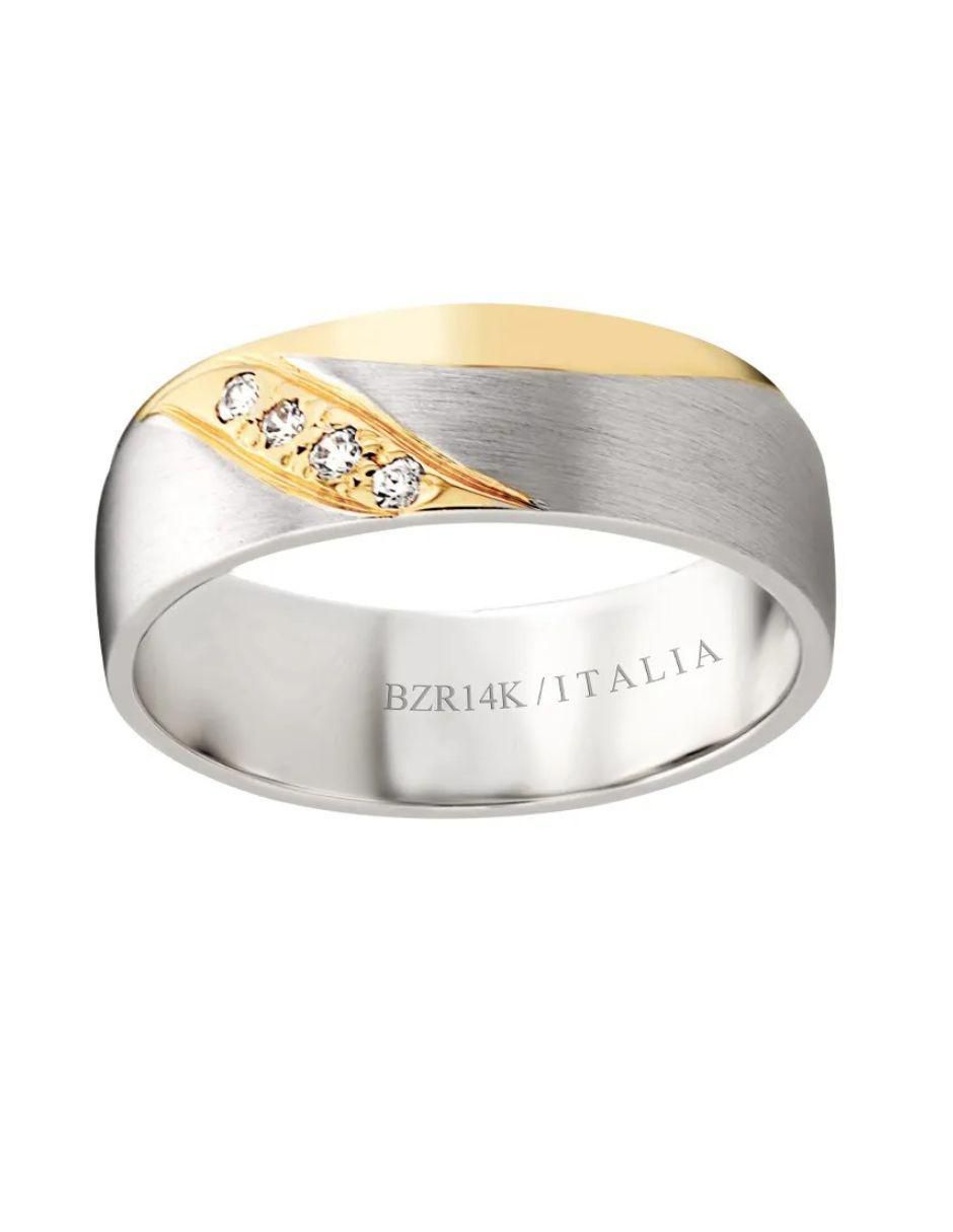 Argolla de oro amarillo 14 k