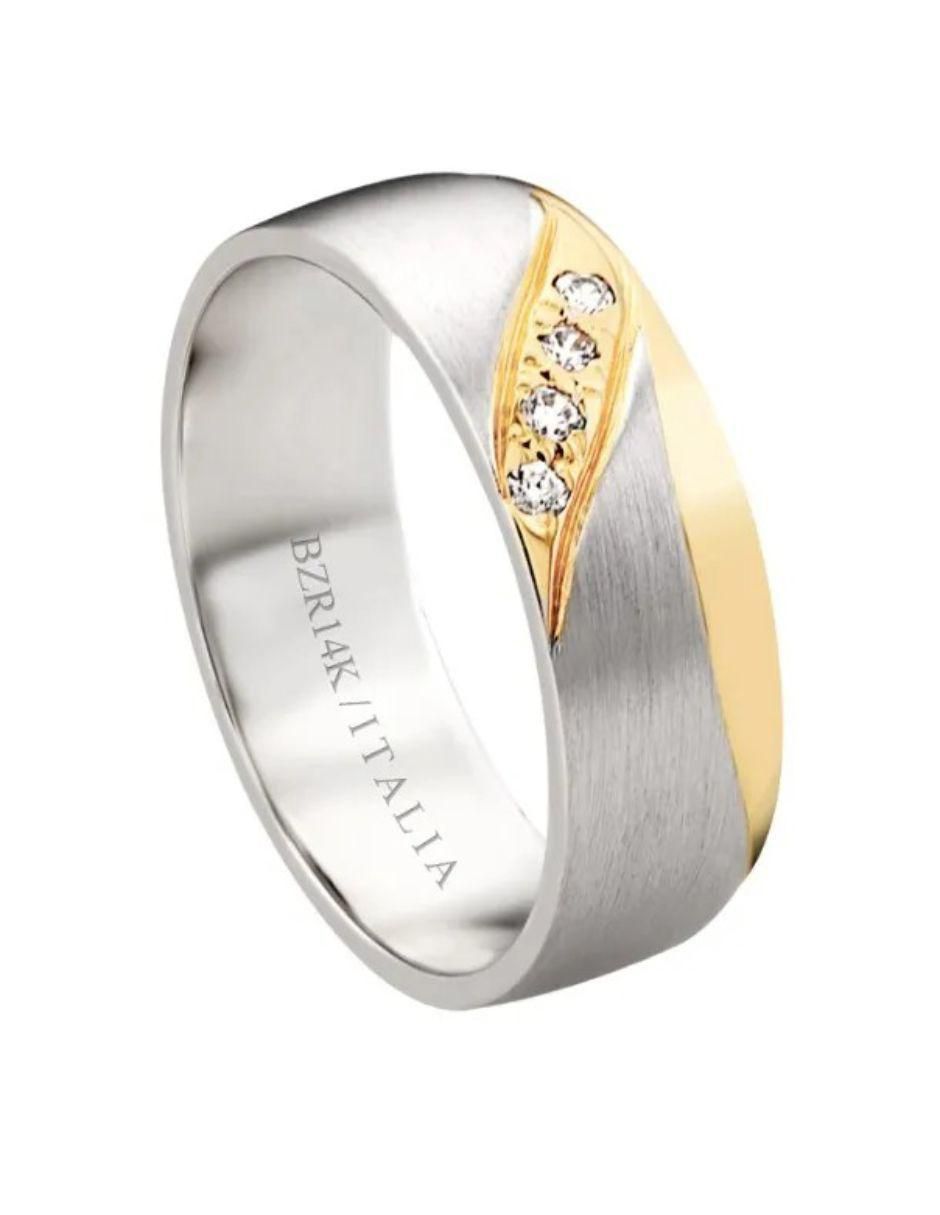Argolla de oro amarillo 14 k 2