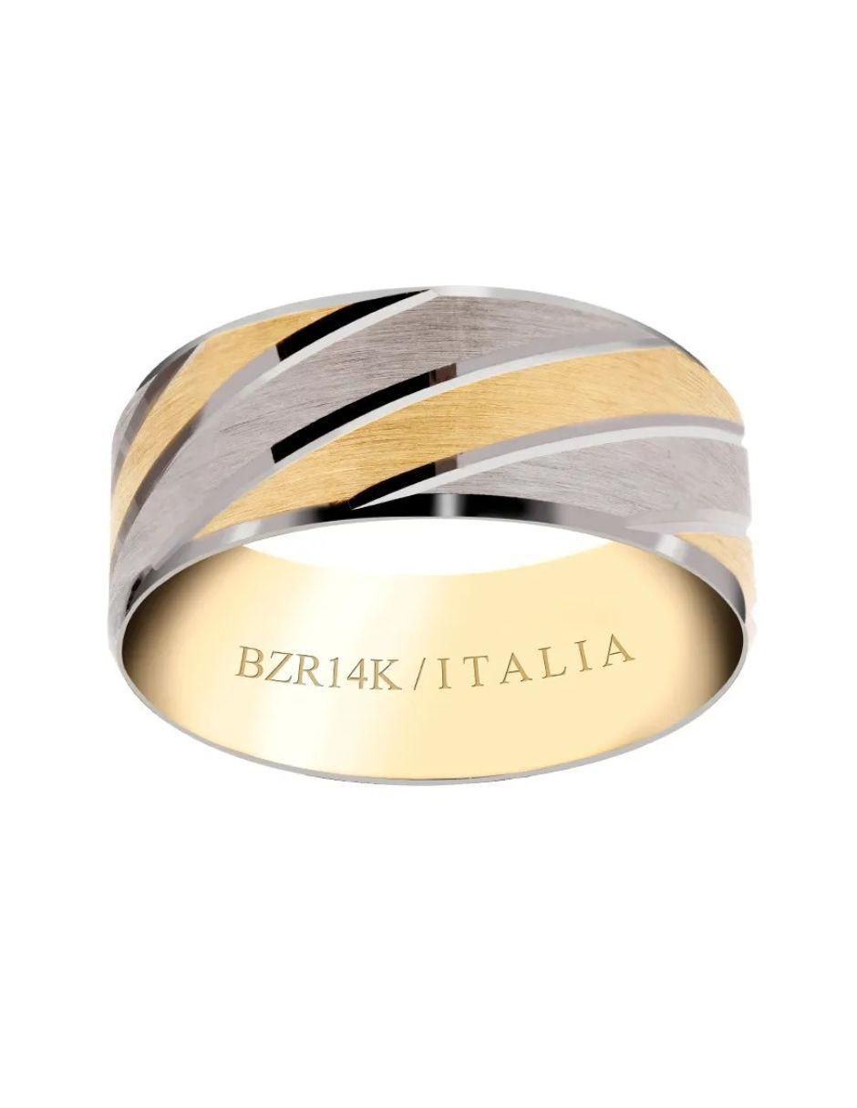 Argolla de oro amarillo 14 k