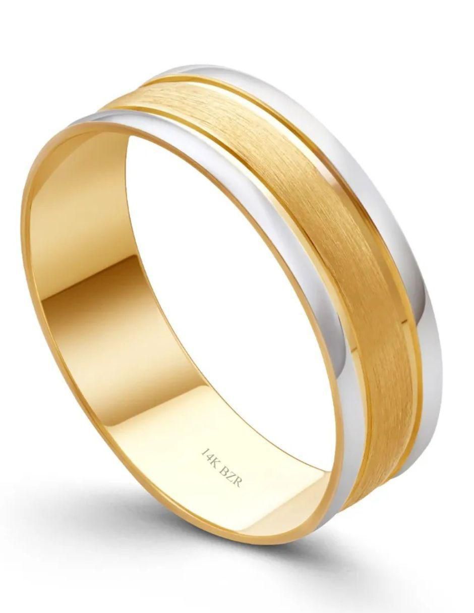 Argolla de oro amarillo 14 k