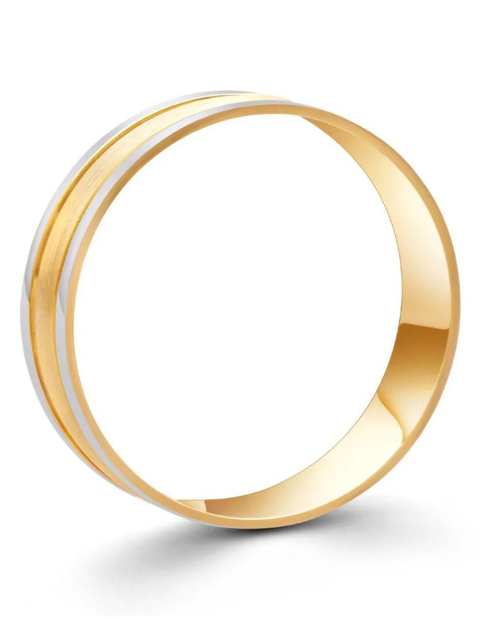 Argolla de oro amarillo 14 k 3