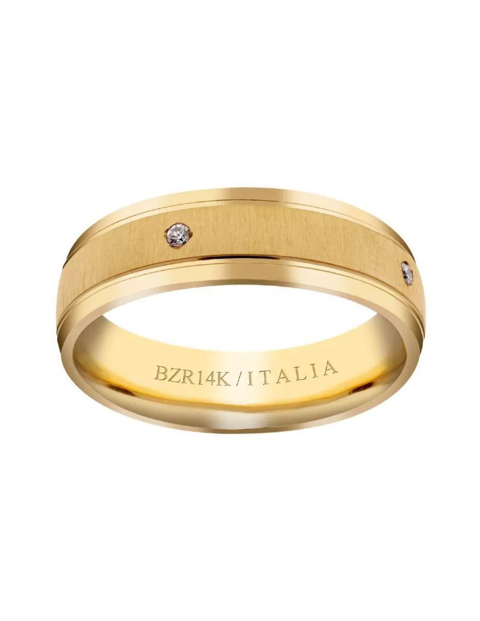 Argolla de oro amarillo 14 k