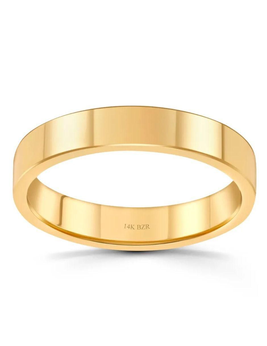 Argolla de oro amarillo 14 k 2