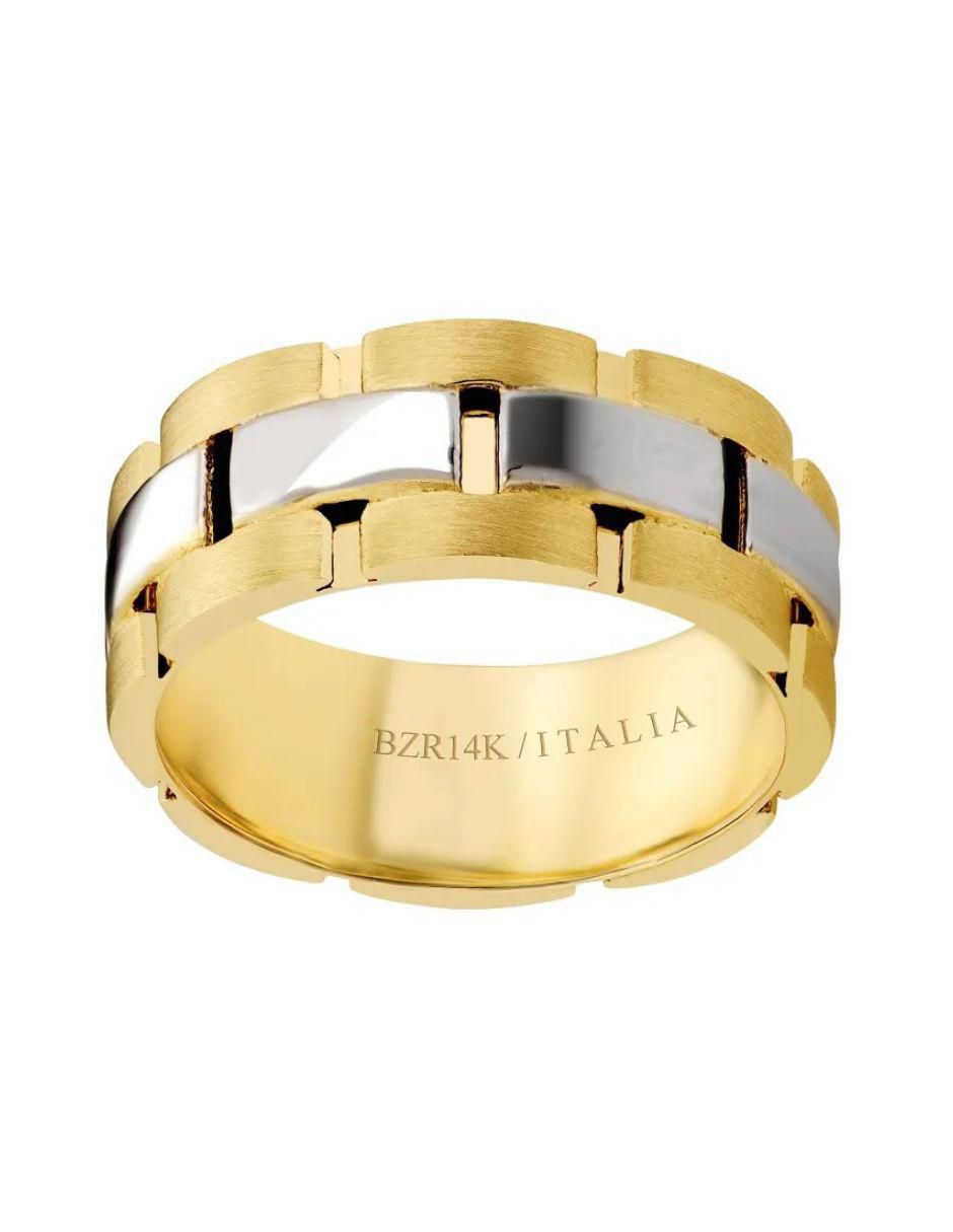 Argolla de oro amarillo 14 k