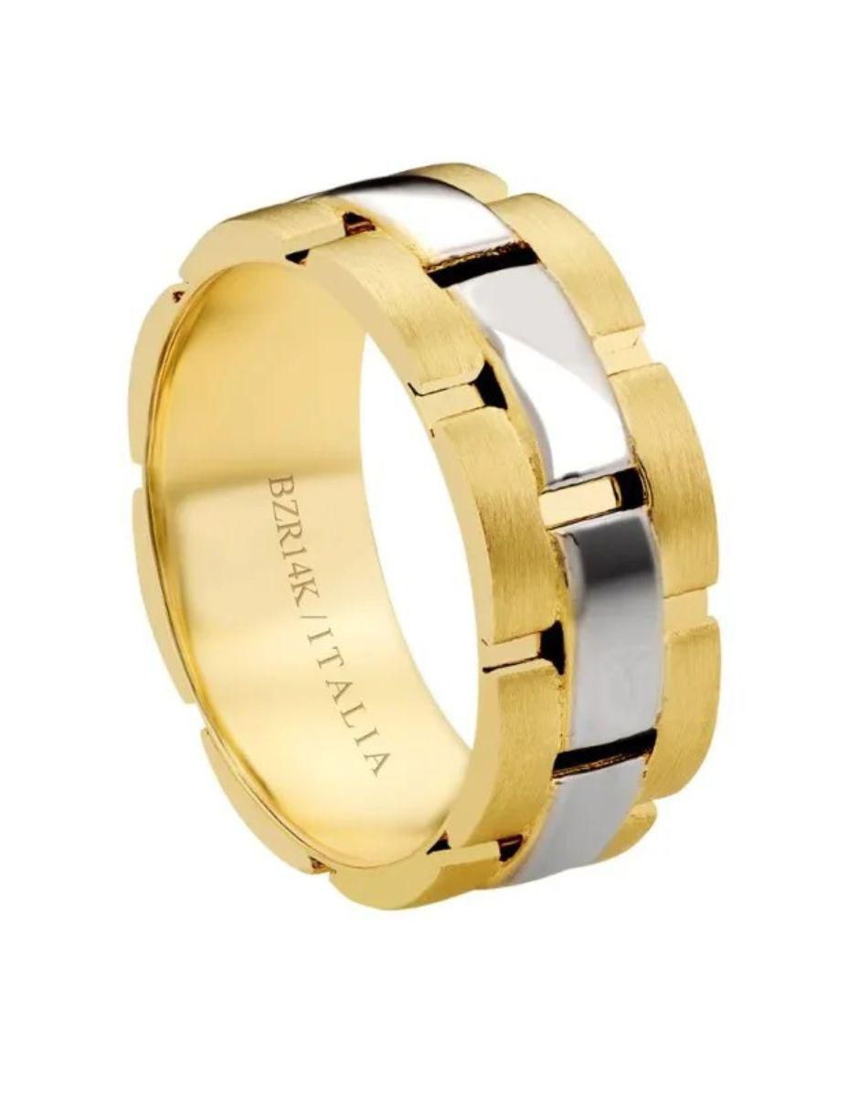 Argolla de oro amarillo 14 k 2