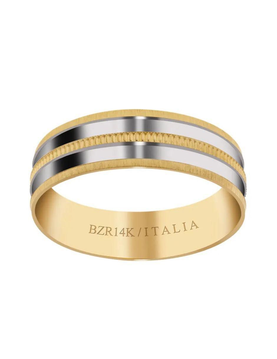 Argolla de oro amarillo 14 k