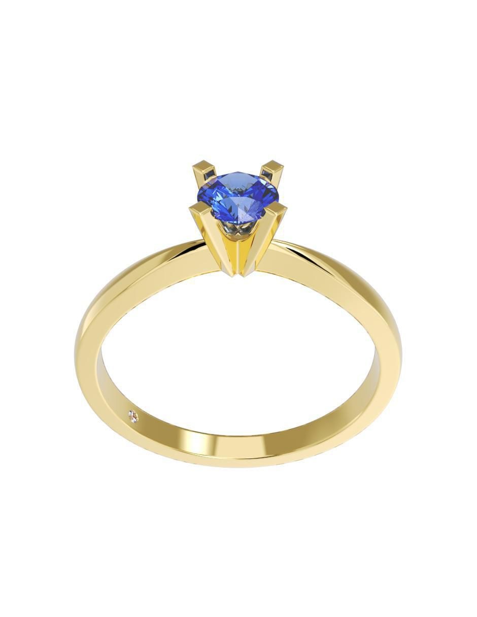 Anillo de compromiso "de" oro 14 k fonelli no aplica zirconia