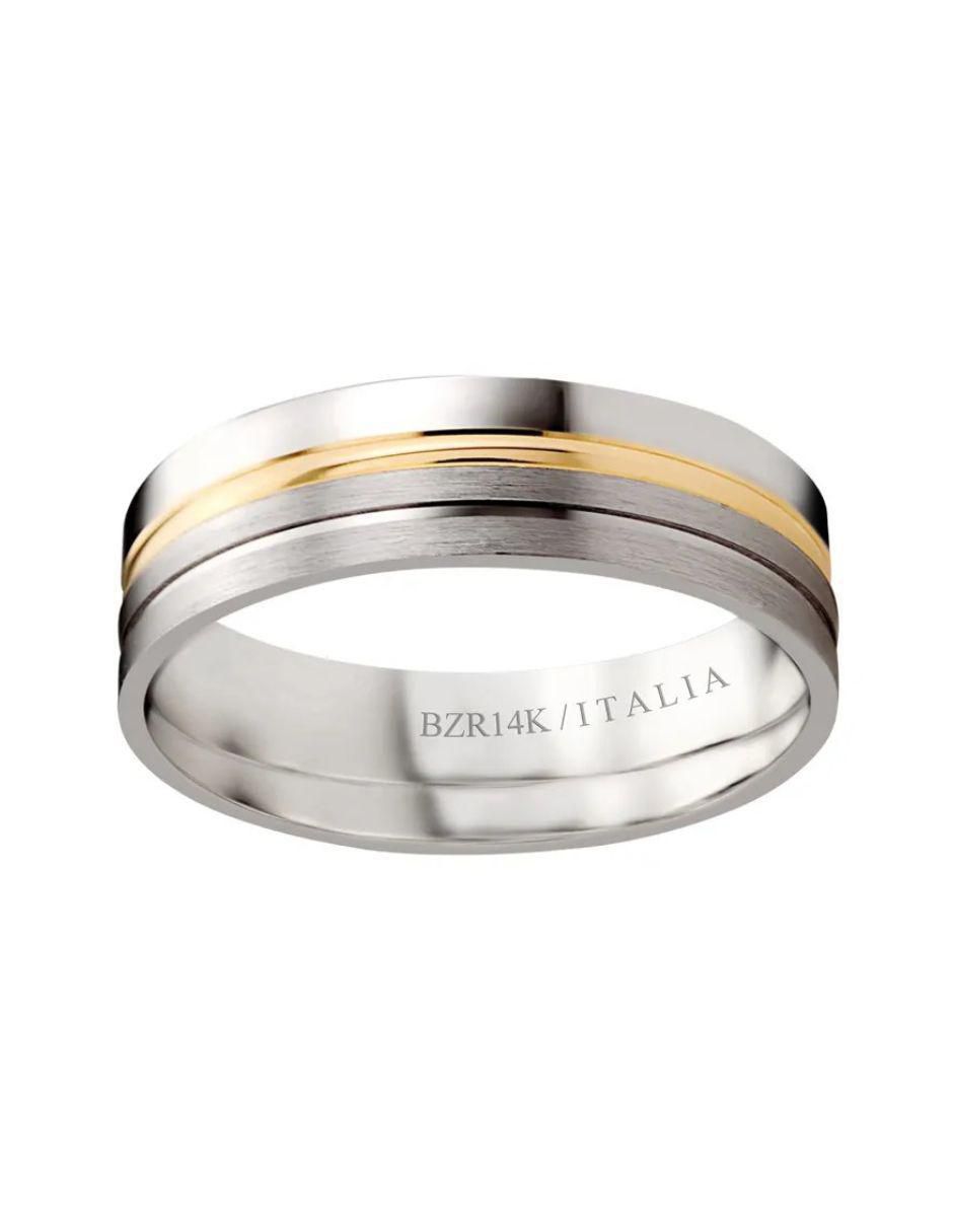 Argolla de oro amarillo 14 k