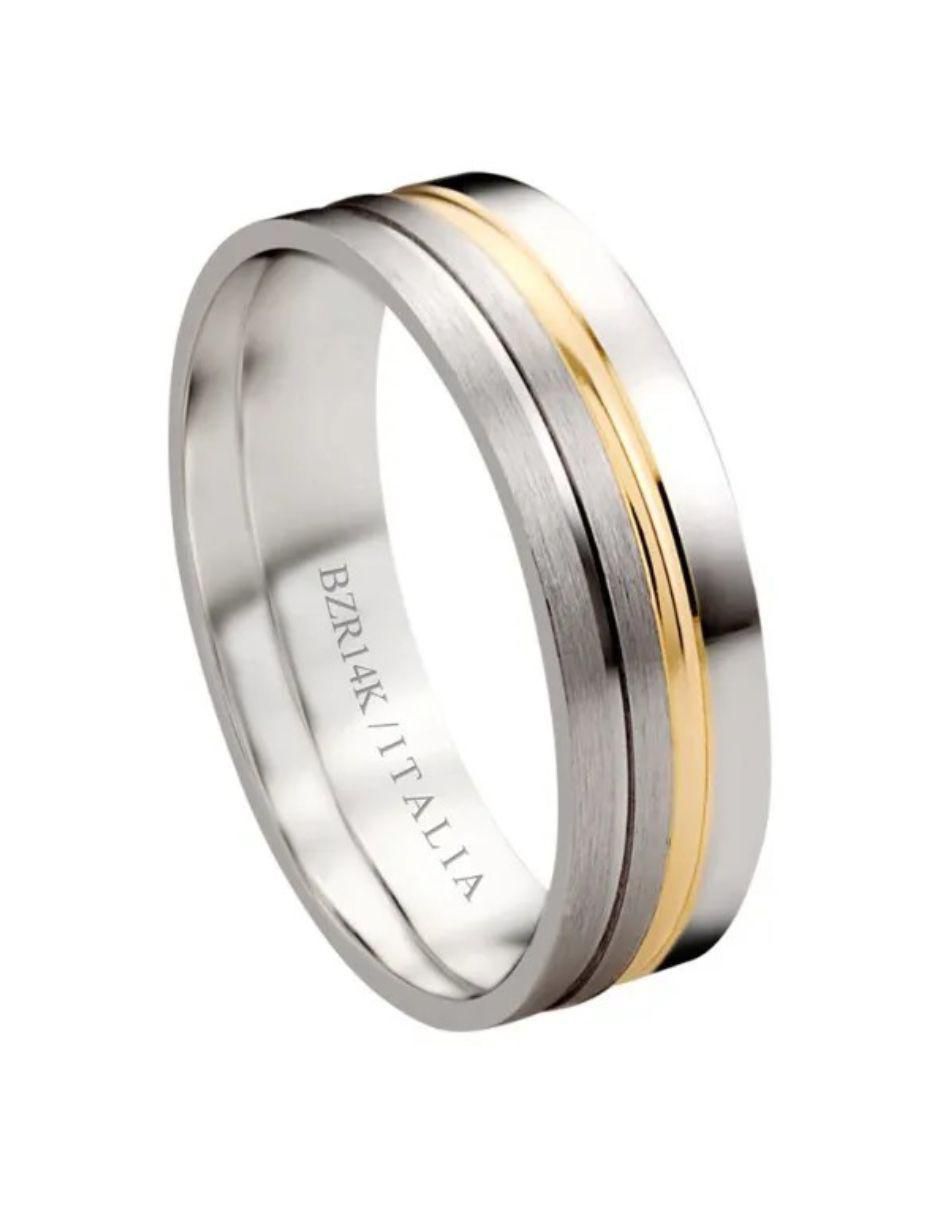 Argolla de oro amarillo 14 k 2