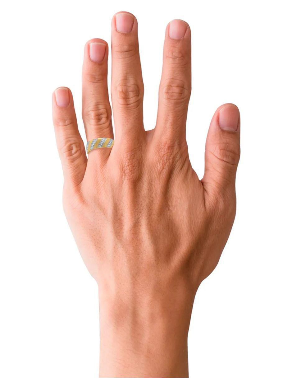 Argolla de oro amarillo 14 k 4