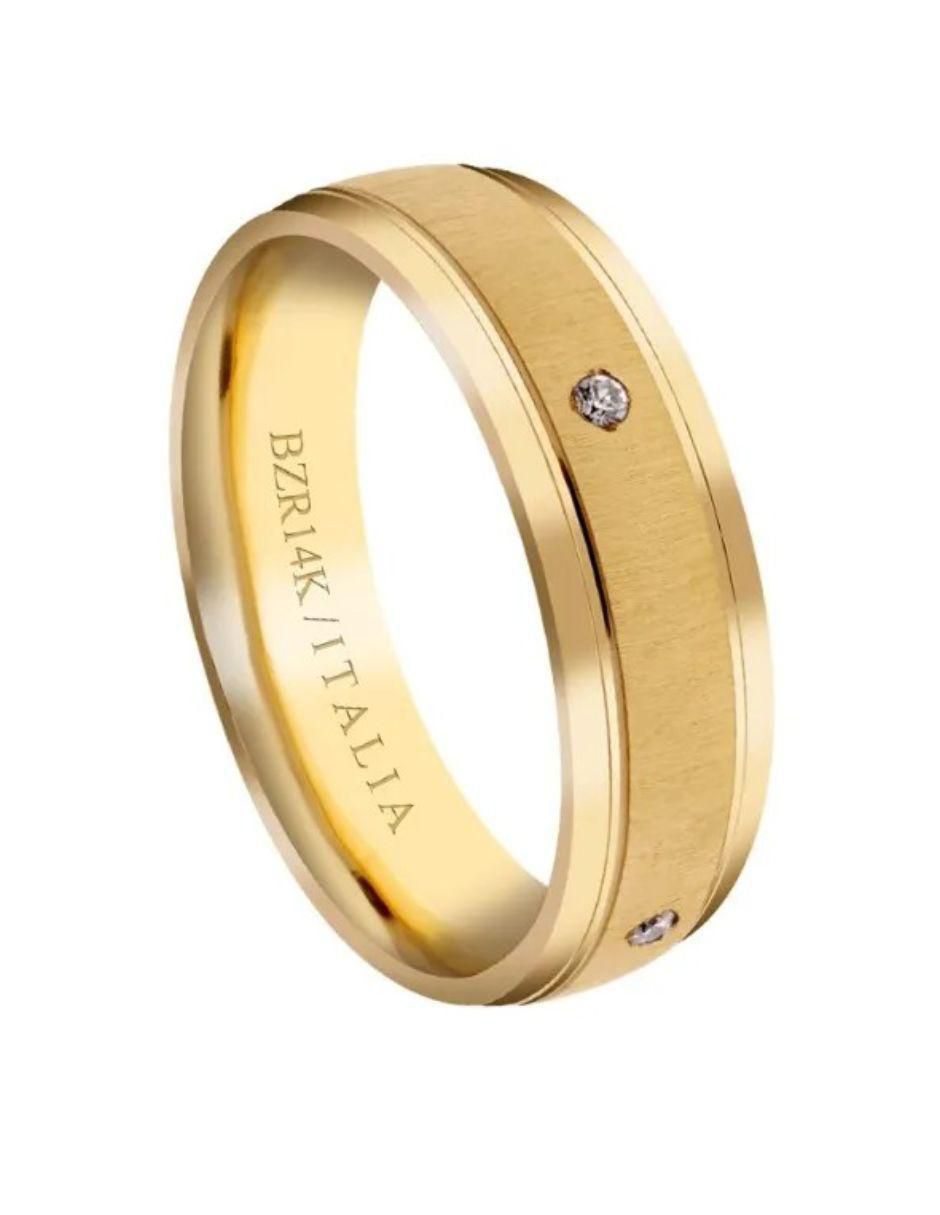 Argolla de oro amarillo 14 k 2