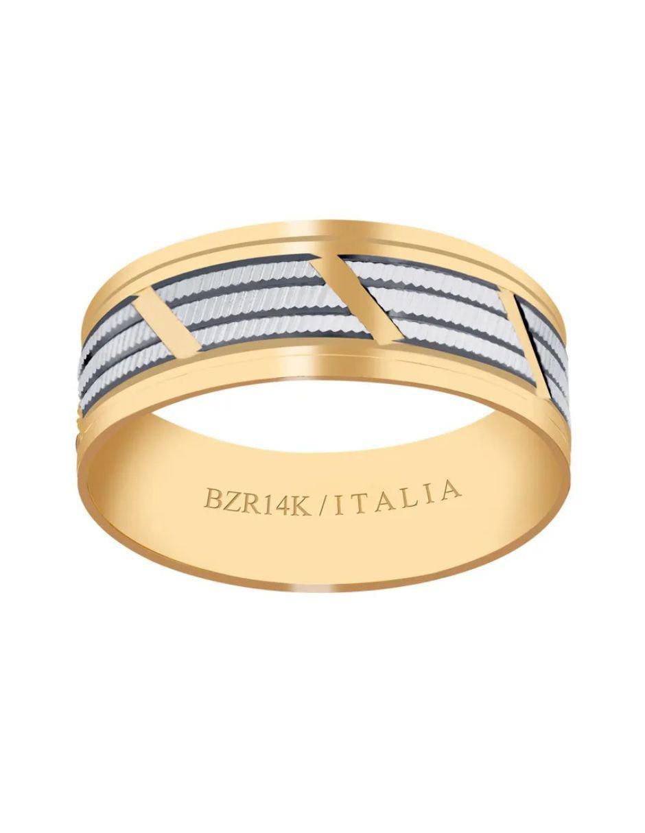 Argolla de oro amarillo 14 k