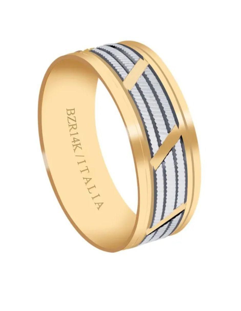 Argolla de oro amarillo 14 k 2
