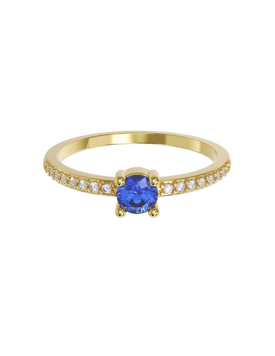 Anillo de compromiso de oro 14 k