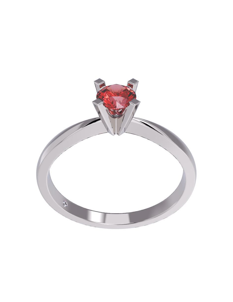 Anillo de compromiso de oro 14 k 2