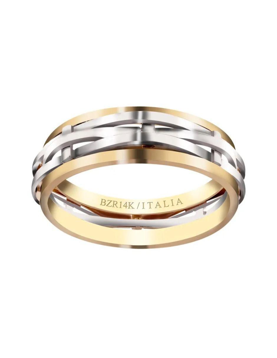 Argolla de oro amarillo 14 k