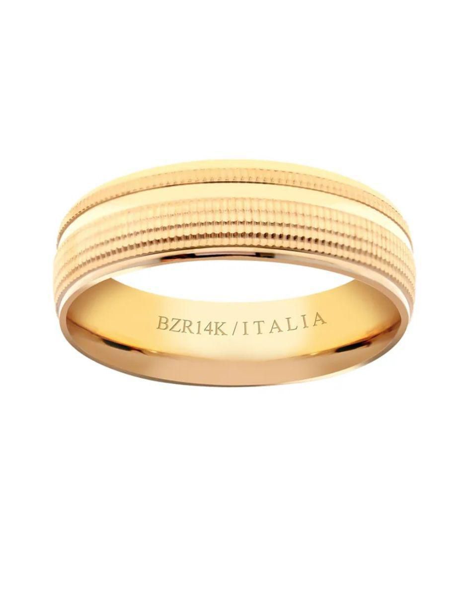 Argolla de oro amarillo 14 k