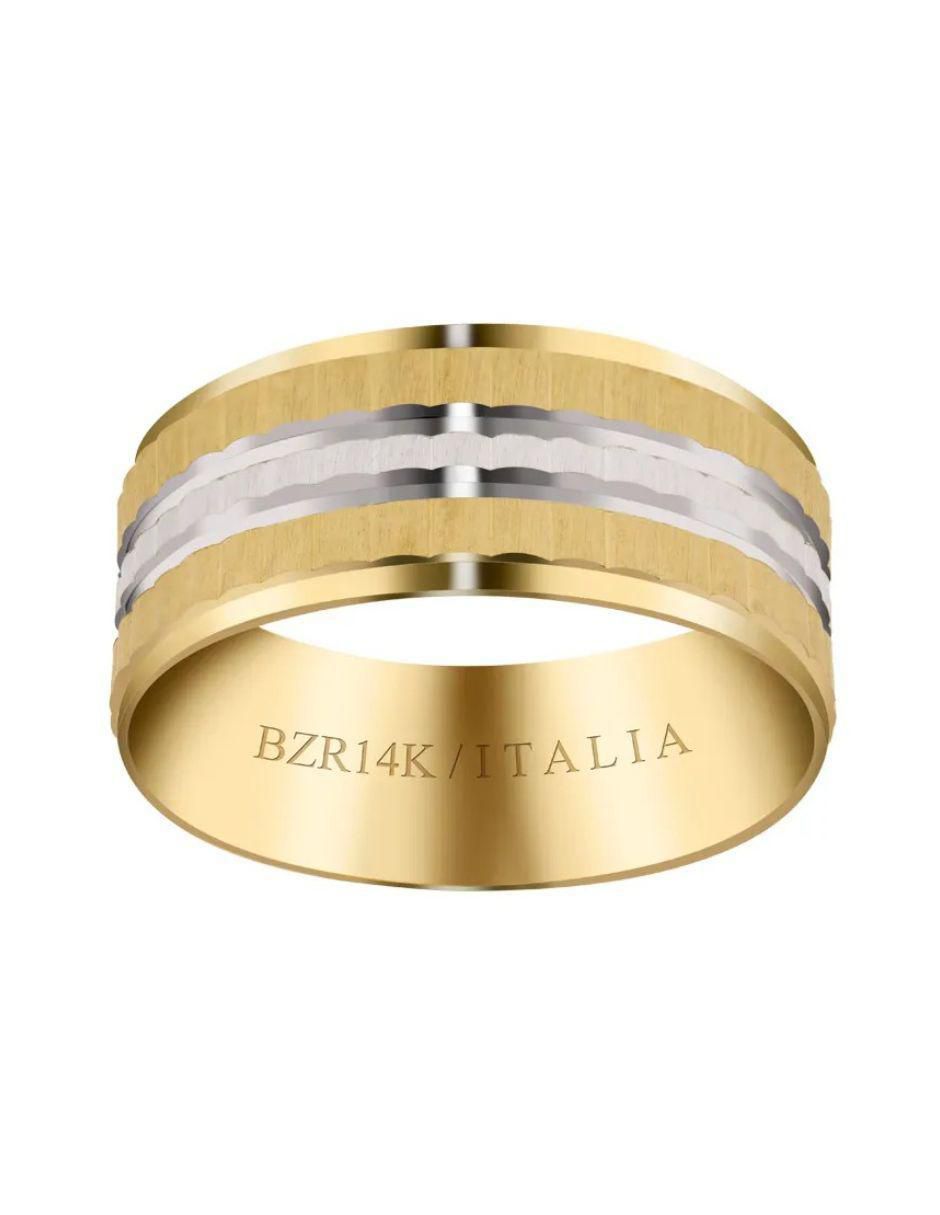 Argolla de oro amarillo 14 k
