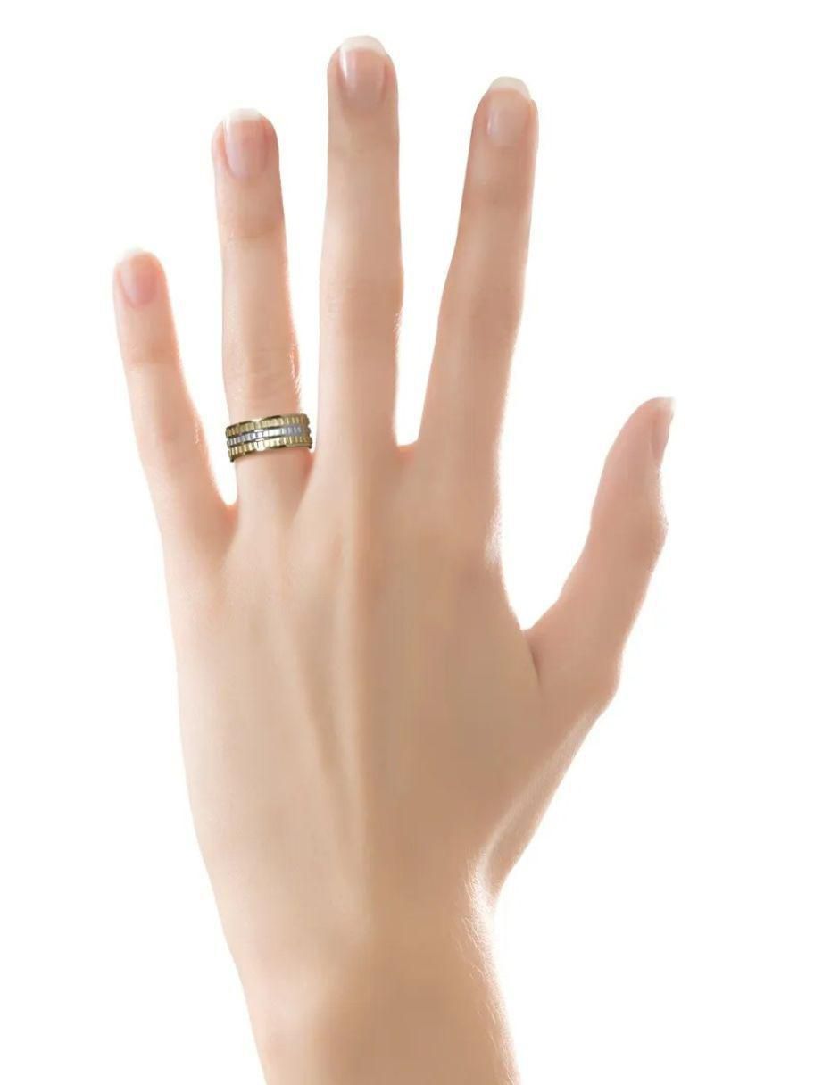 Argolla de oro amarillo 14 k 3