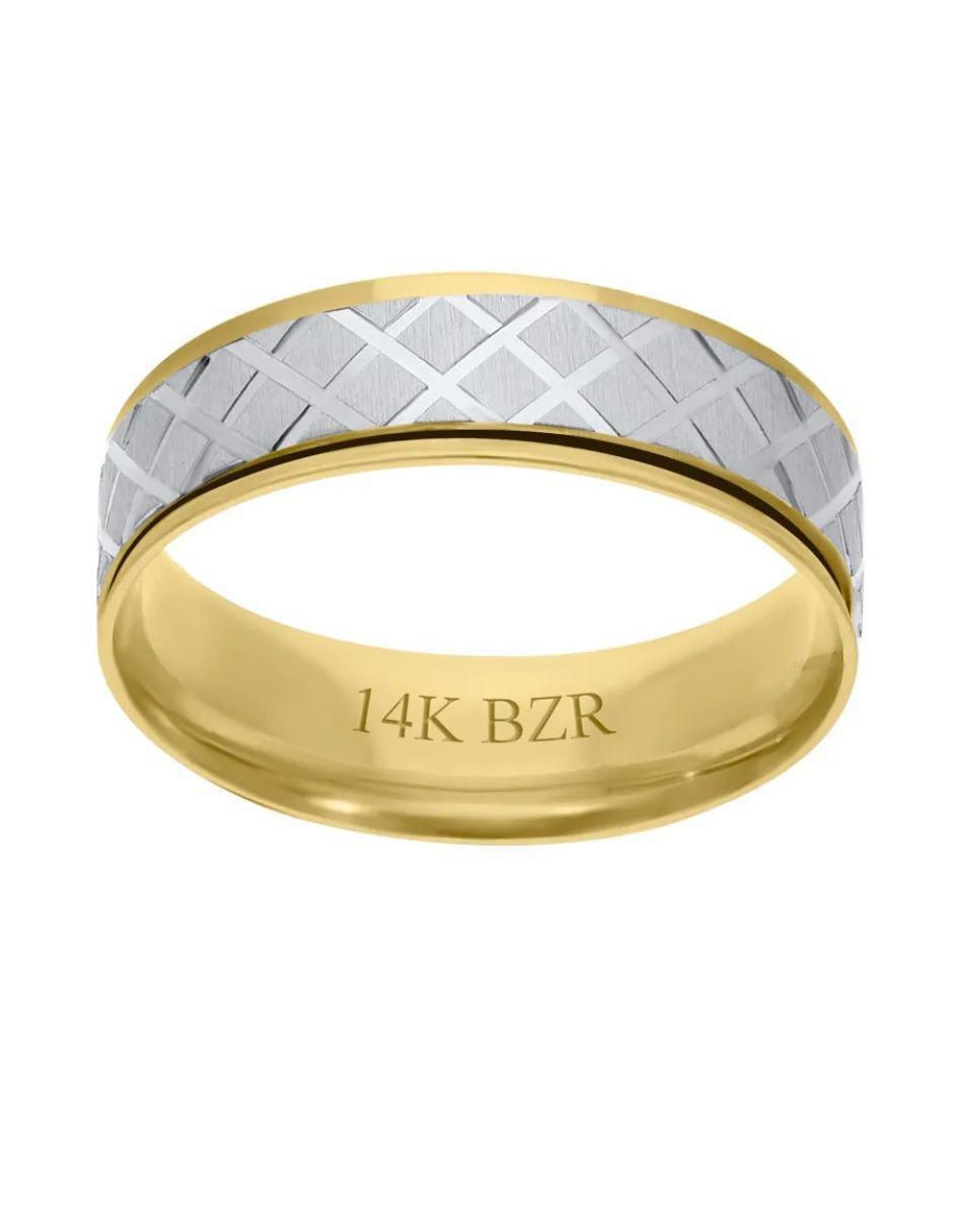 Argolla de oro amarillo 14 k
