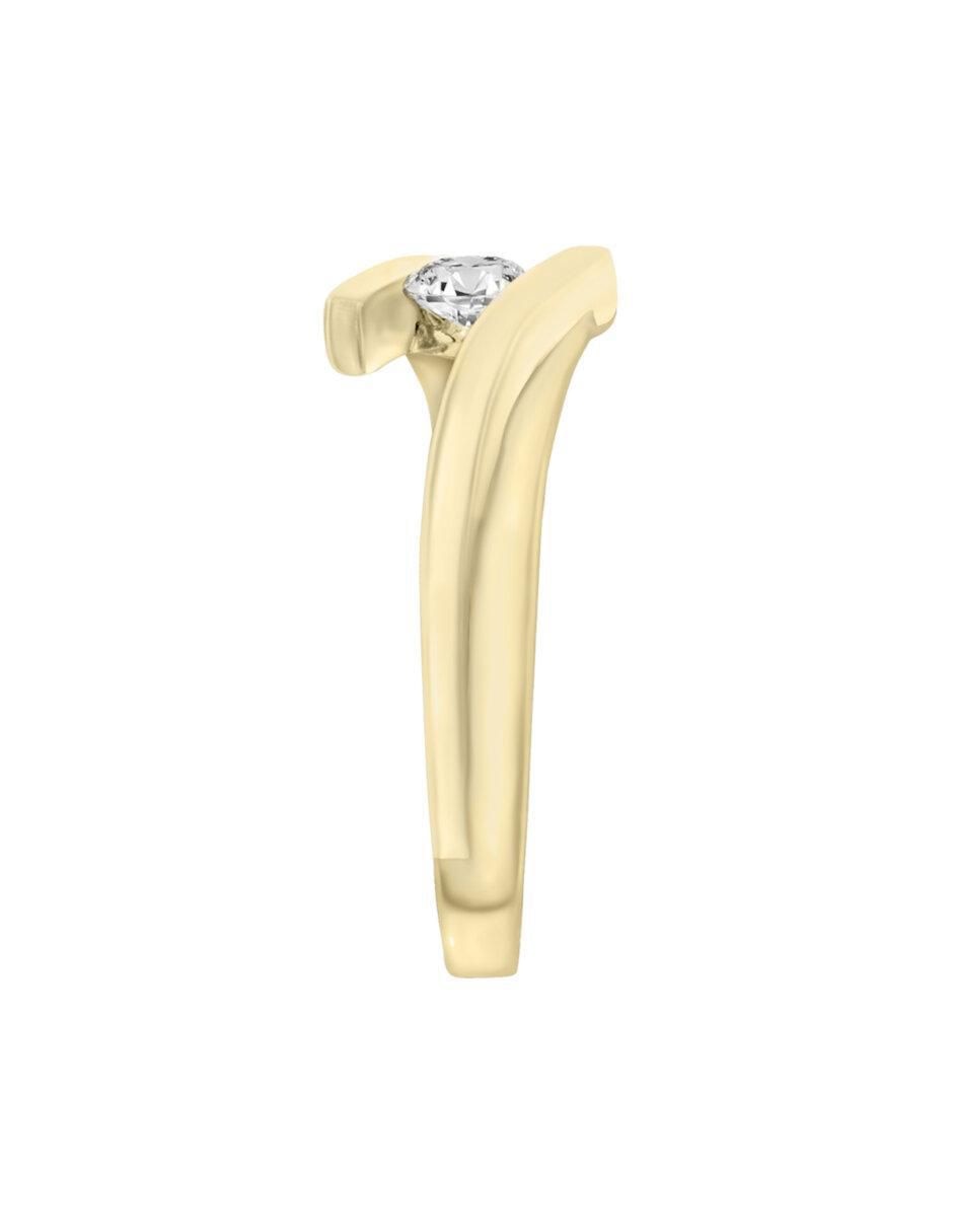 Anillo de compromiso "de" oro 14 k klamore lavinia diamante