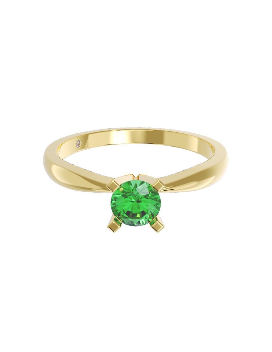 Anillo de compromiso de oro 14 k