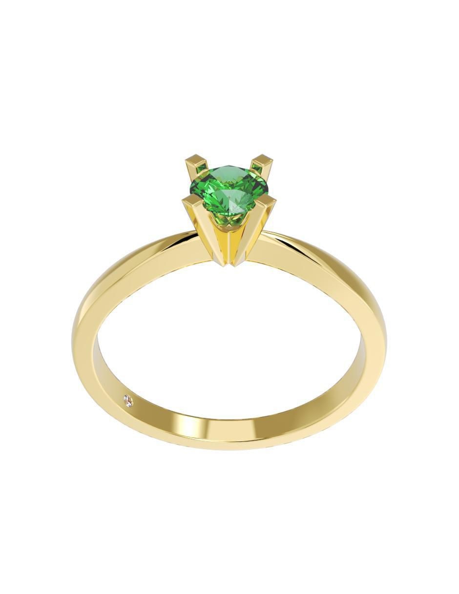 Anillo de compromiso "de" oro 14 k fonelli no aplica zirconia