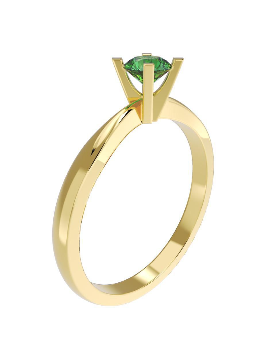 Anillo de compromiso "de" oro 14 k fonelli no aplica zirconia