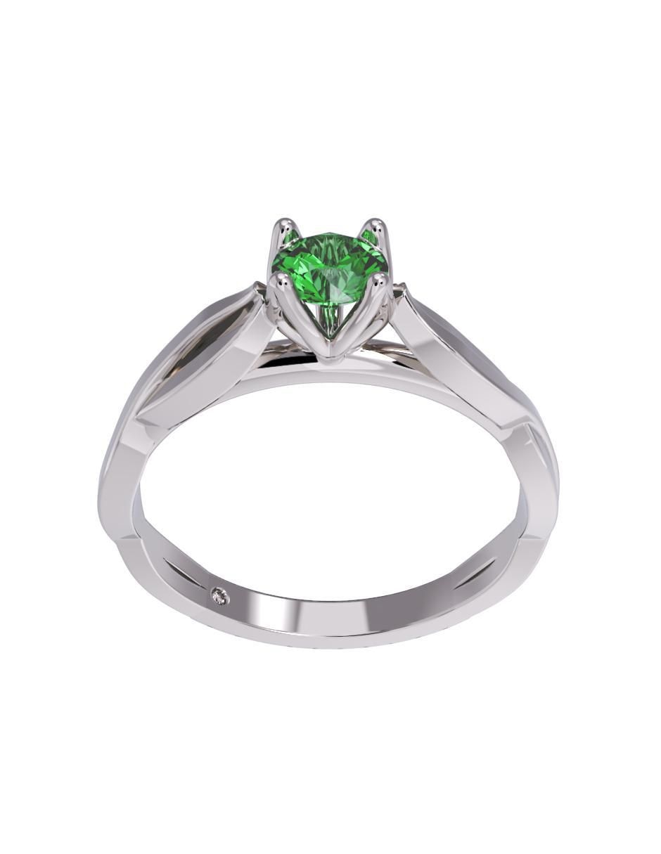 Anillo de compromiso de oro 14 k Lavinia 2