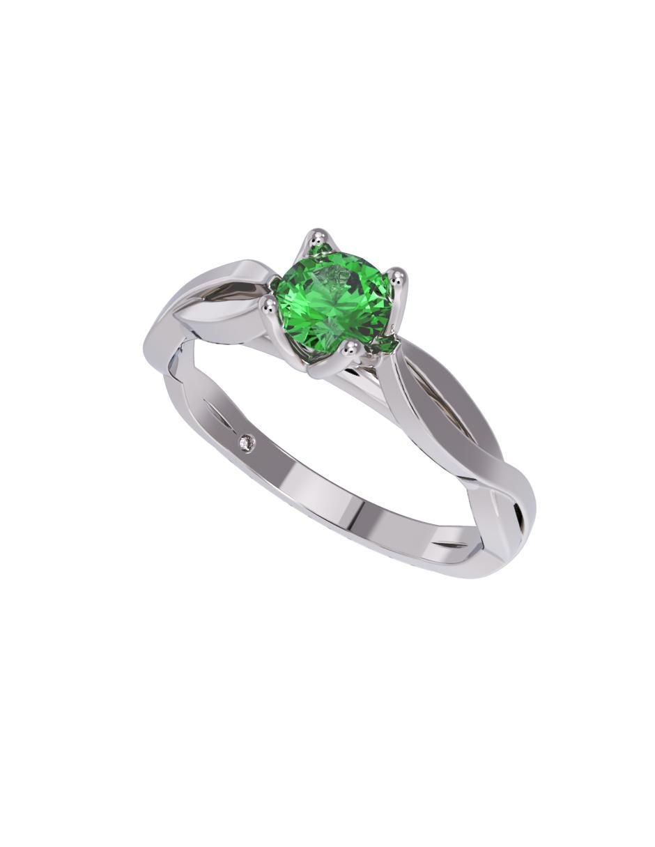 Anillo de compromiso de oro 14 k Lavinia 4