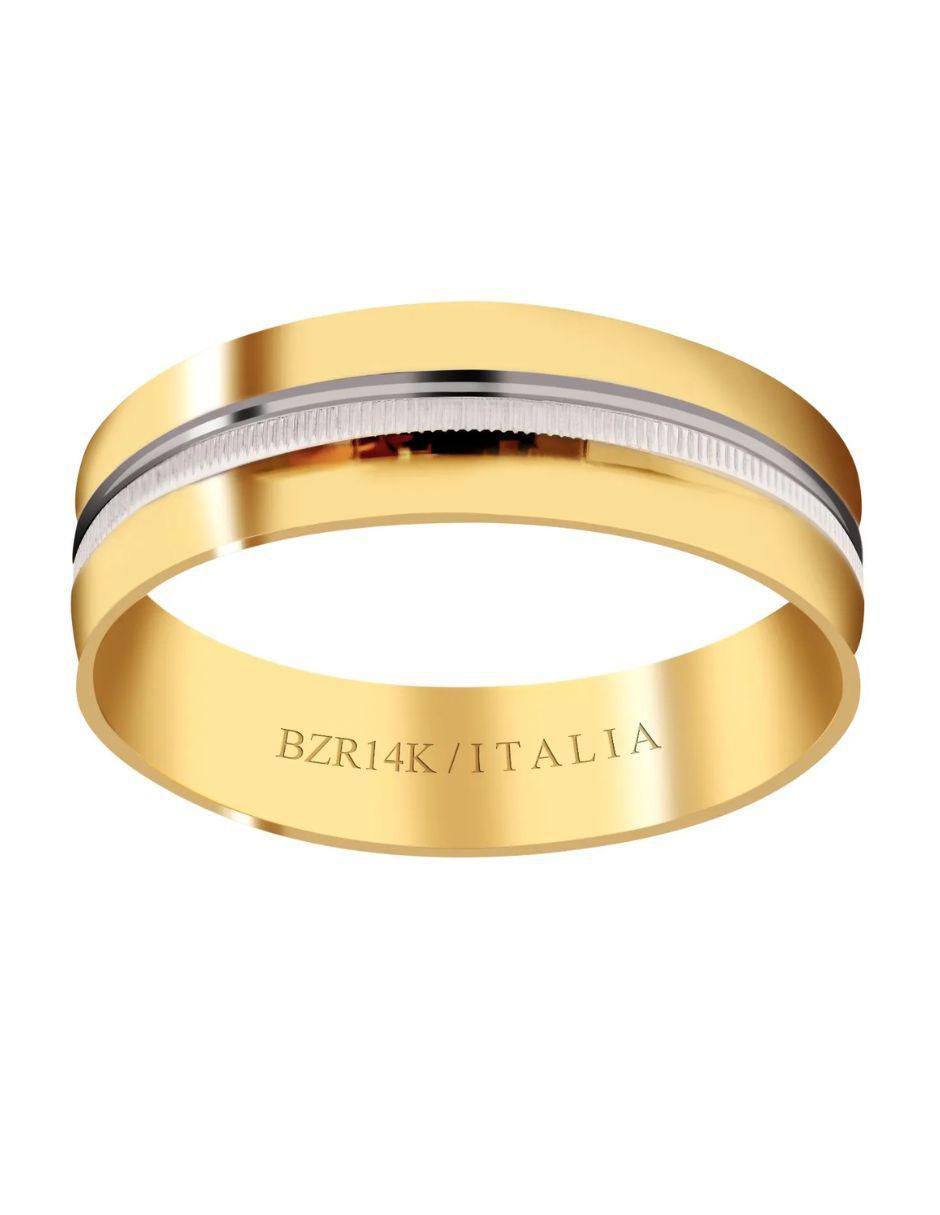 Argolla de oro amarillo 14 k