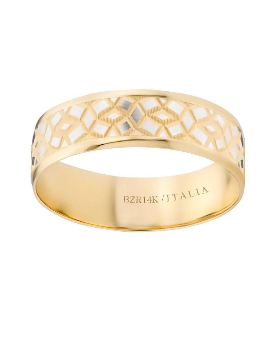 Argolla de oro amarillo 14 k