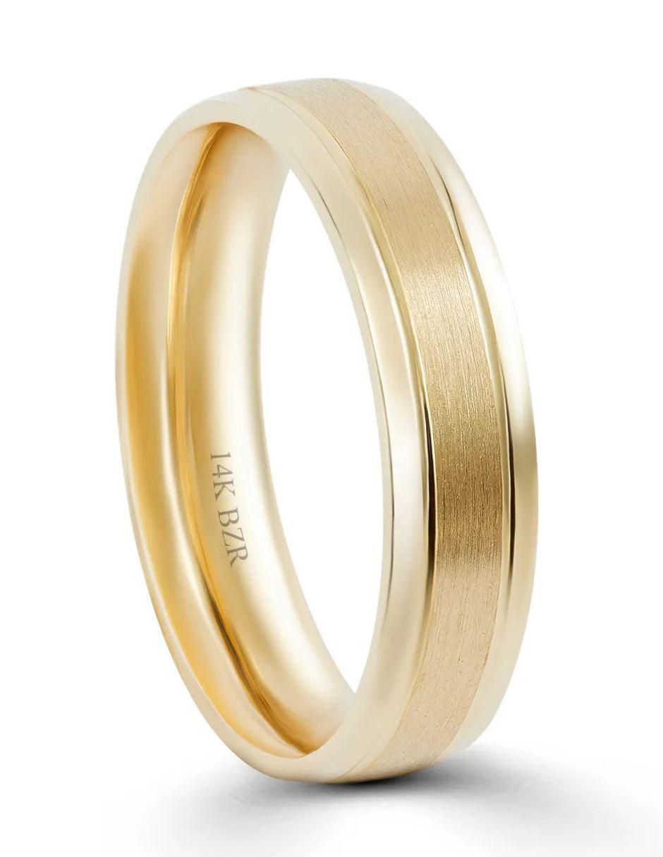 Argolla de oro amarillo 14 k joyerías bizzarro Suburbia