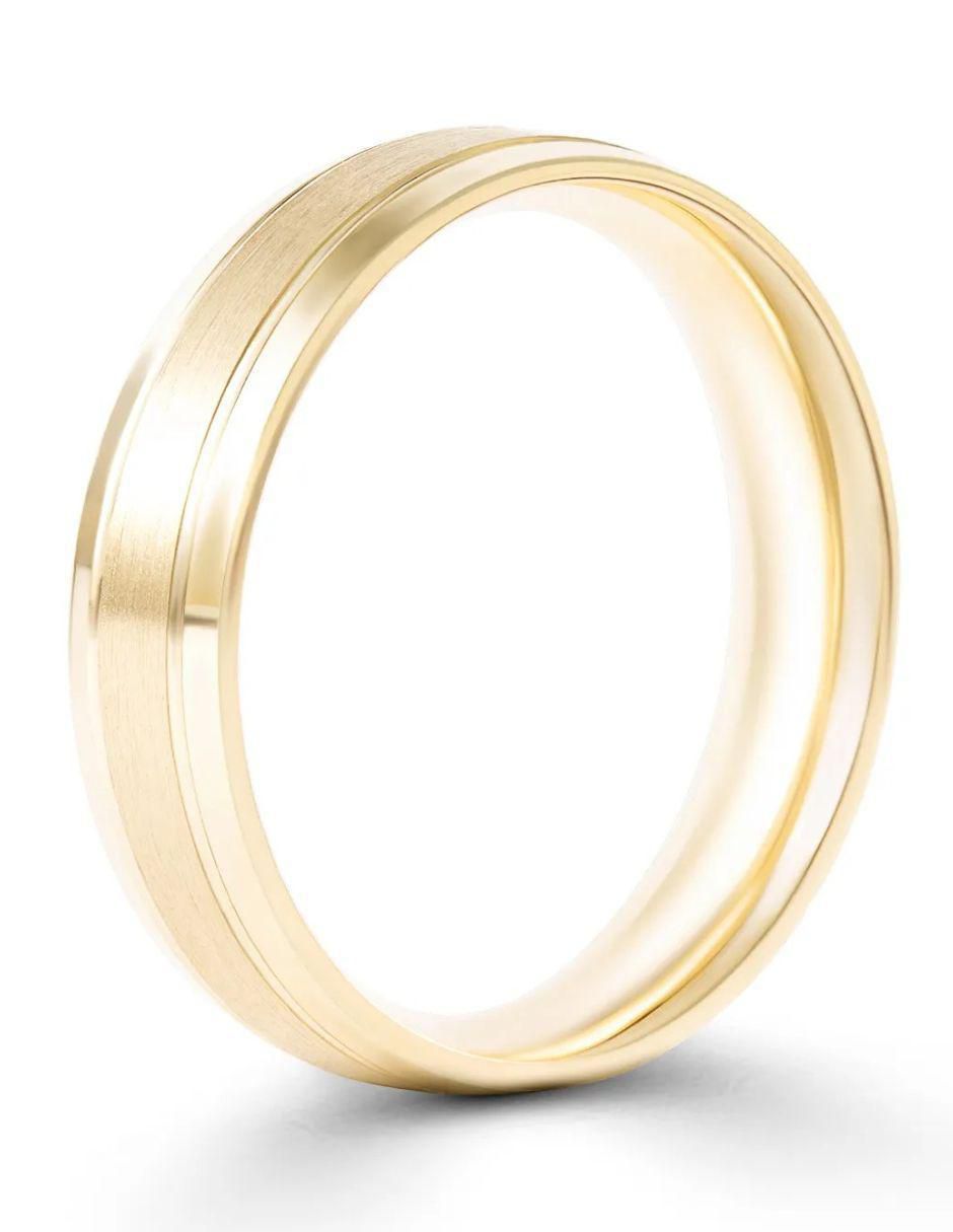 Argolla de oro amarillo 14 k 3
