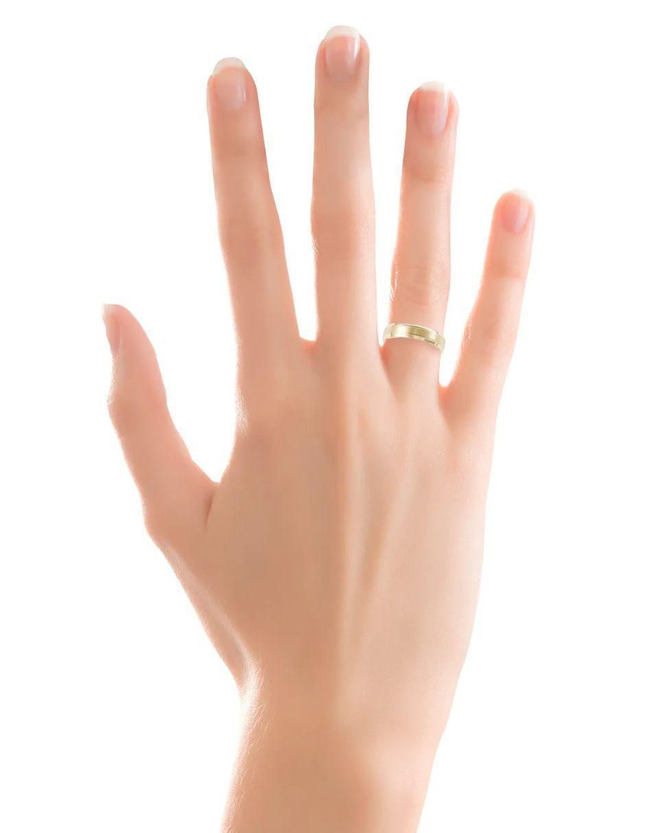 Argolla de oro amarillo 14 k 4