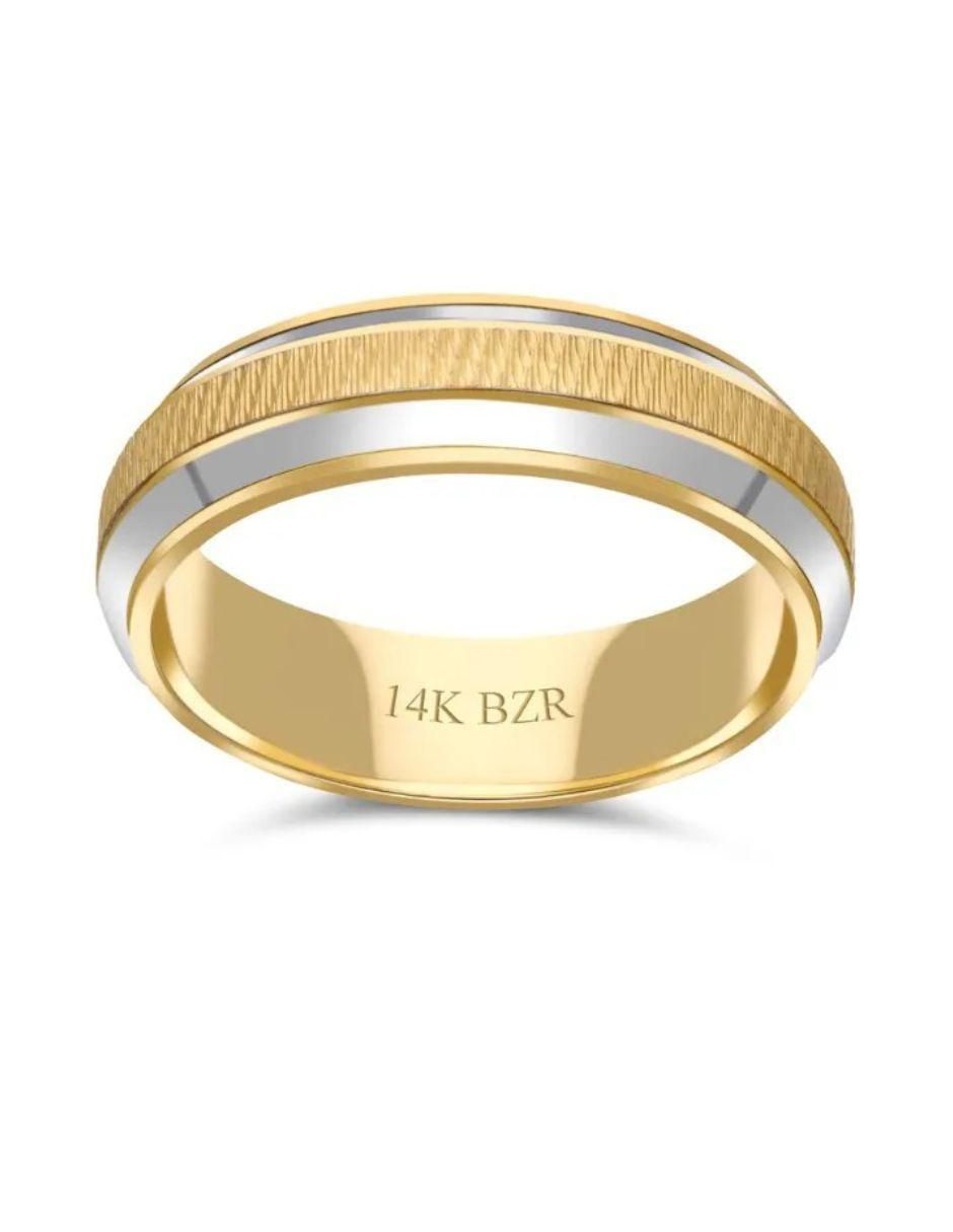 Argolla de oro amarillo 14 k