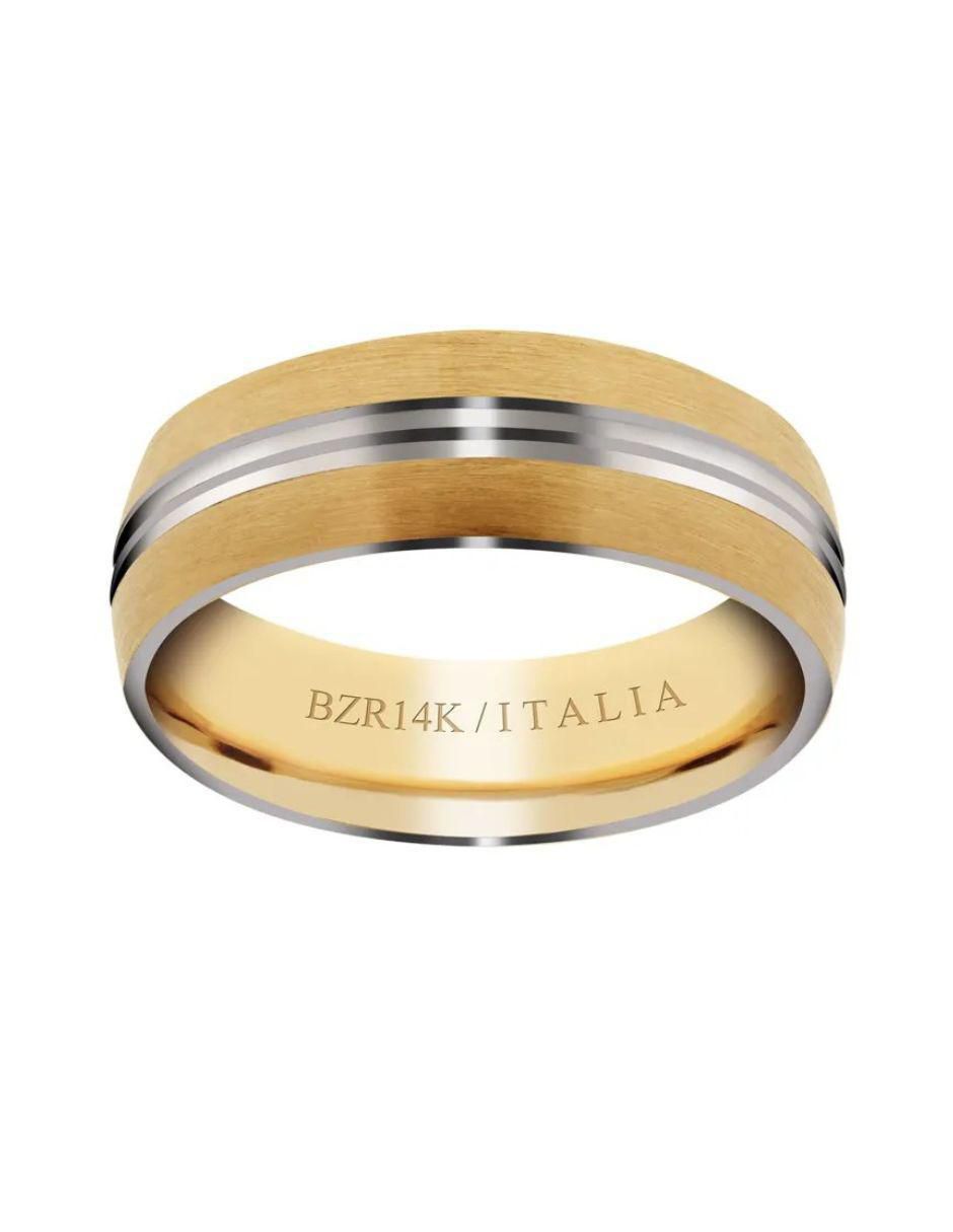 Argolla de oro amarillo 14 k