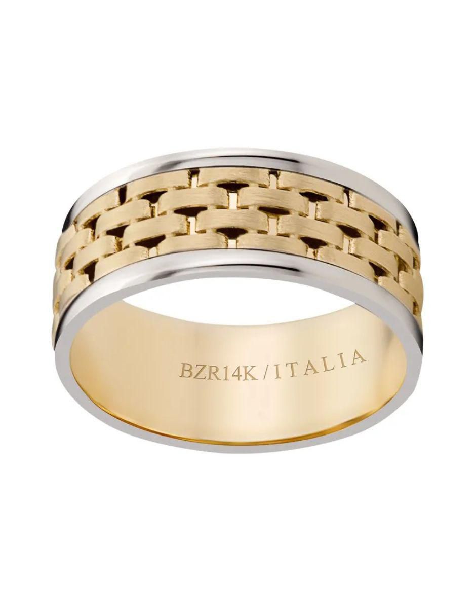 Argolla de oro amarillo 14 k