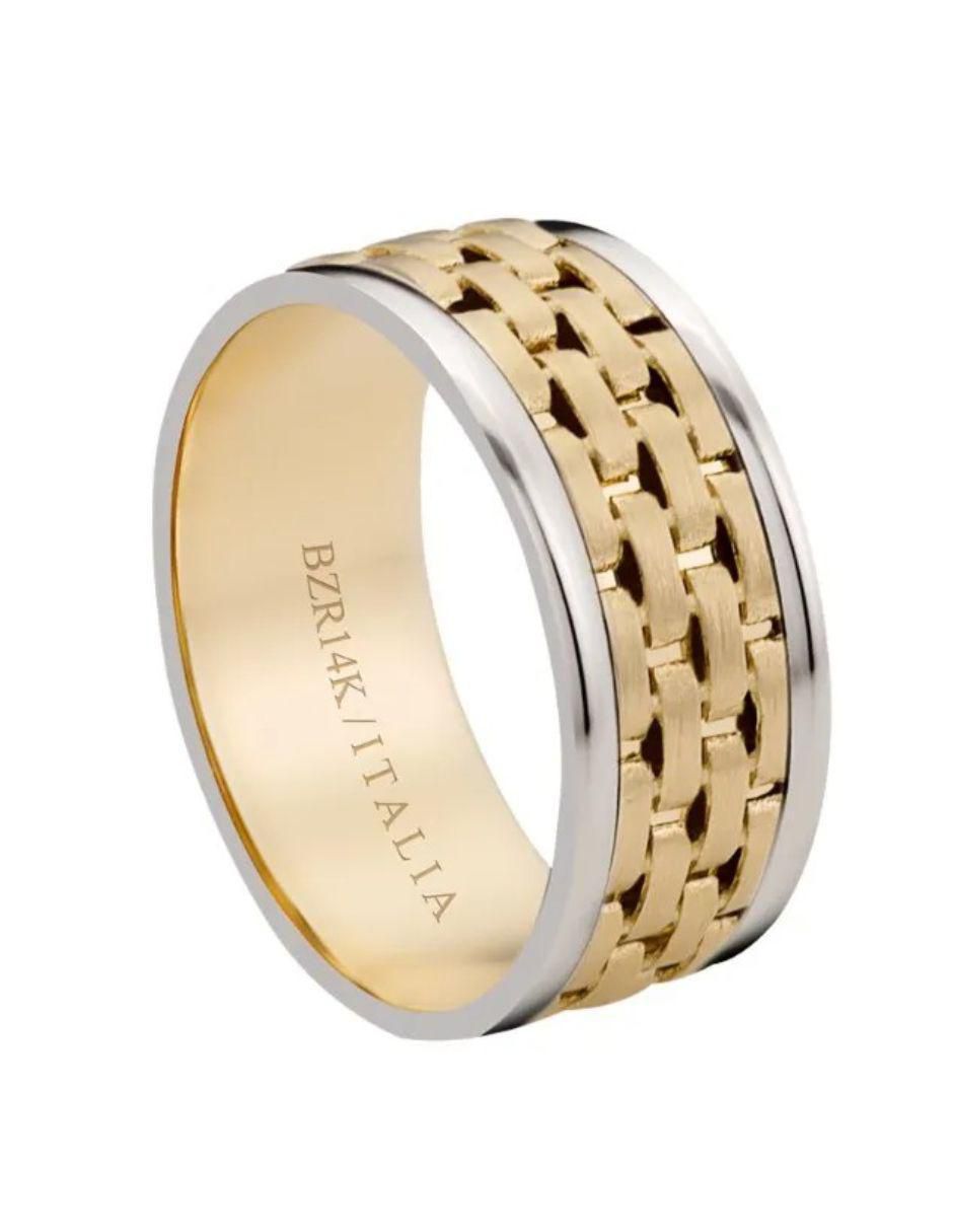 Argolla de oro amarillo 14 k 2