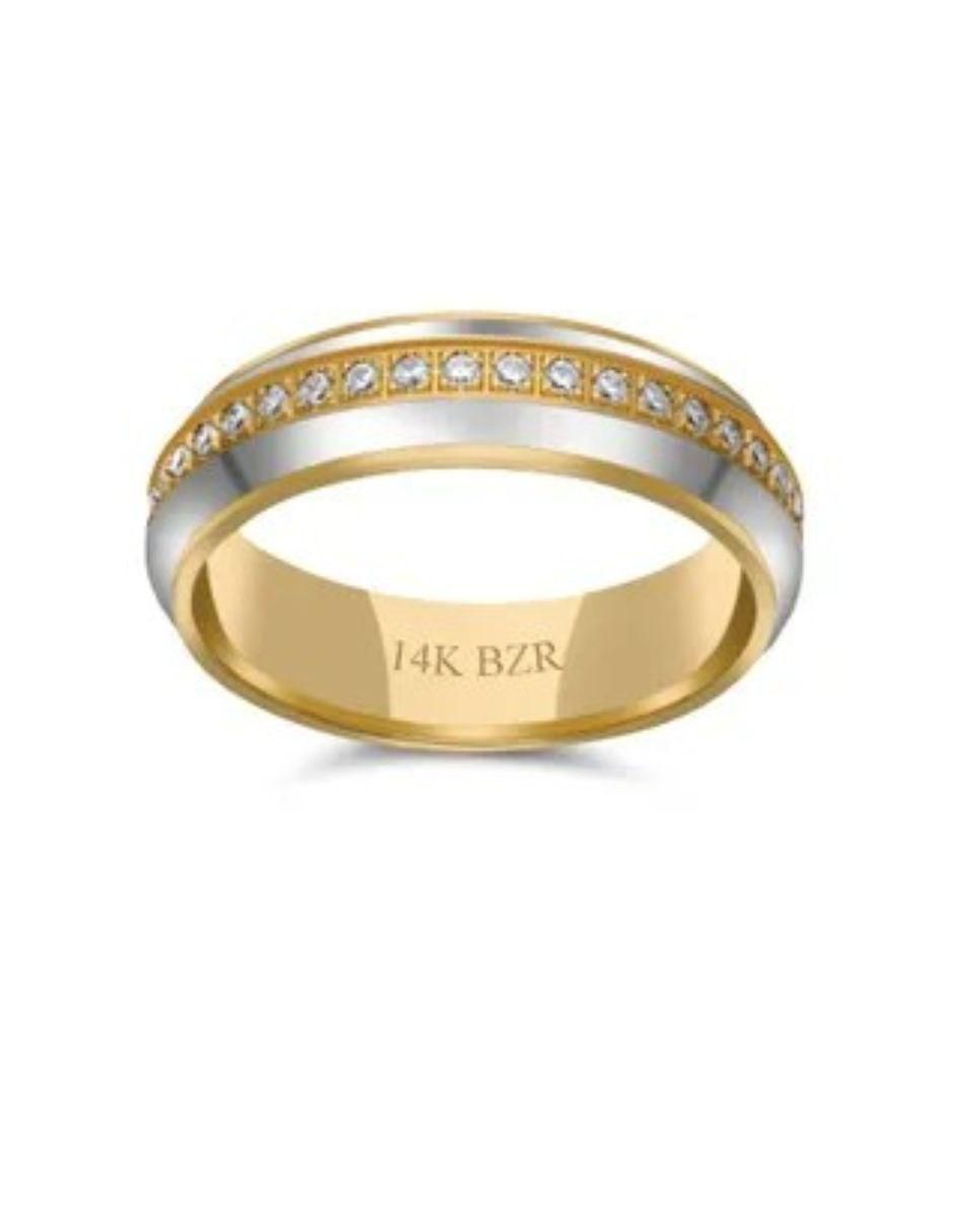 Argolla de oro amarillo 14 k