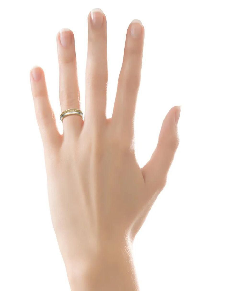 Argolla de oro amarillo 14 k 4