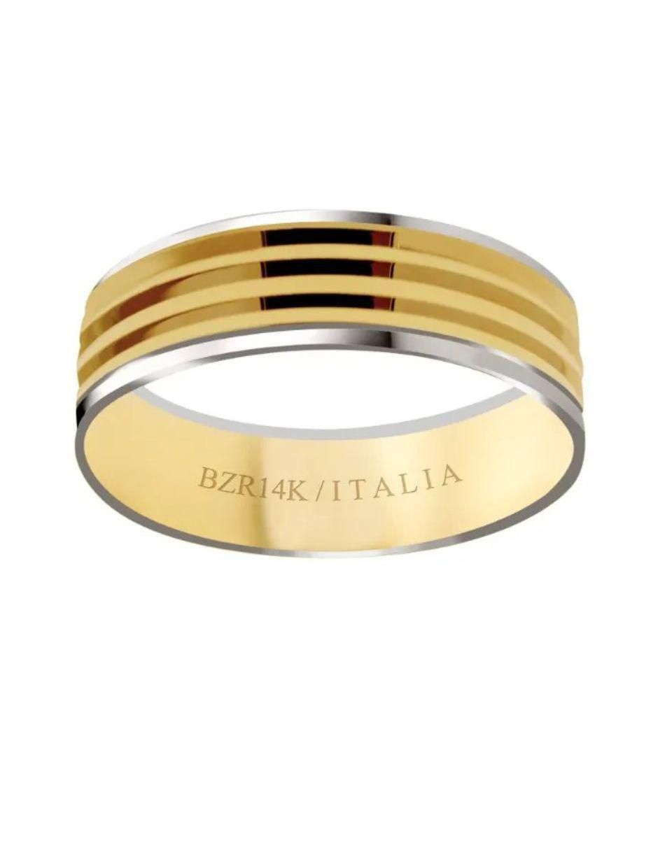 Argolla de oro amarillo 14 k