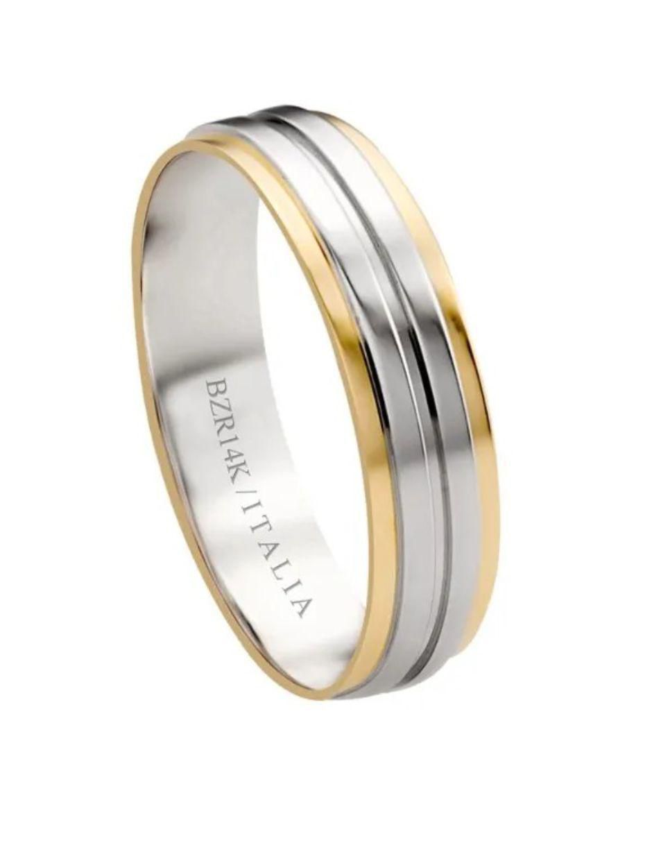 Argolla de oro amarillo 14 k 2