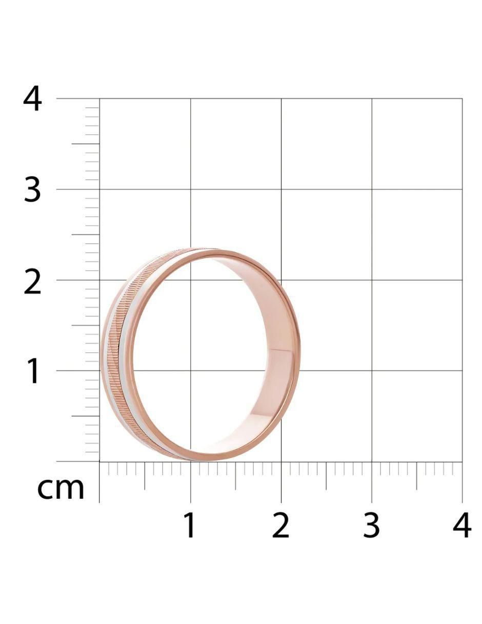 Argolla de oro blanco 14 k 5