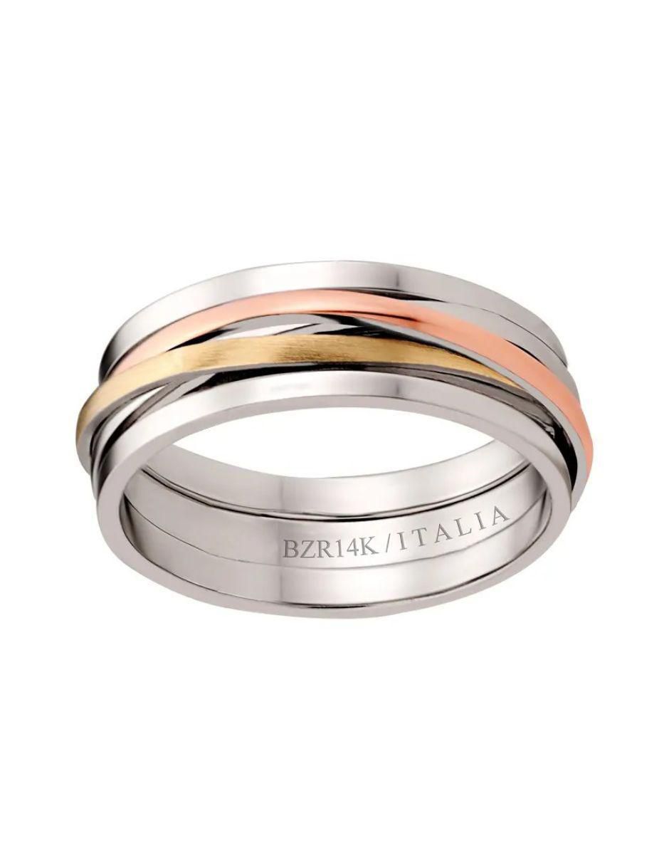 Argolla de oro amarillo 14 k joyerías bizzarro Suburbia