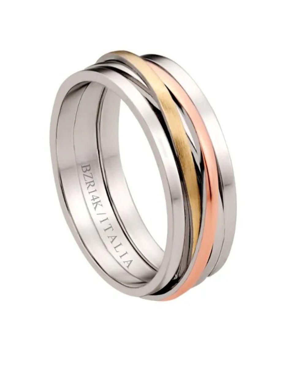 Argolla de oro amarillo 14 k 2