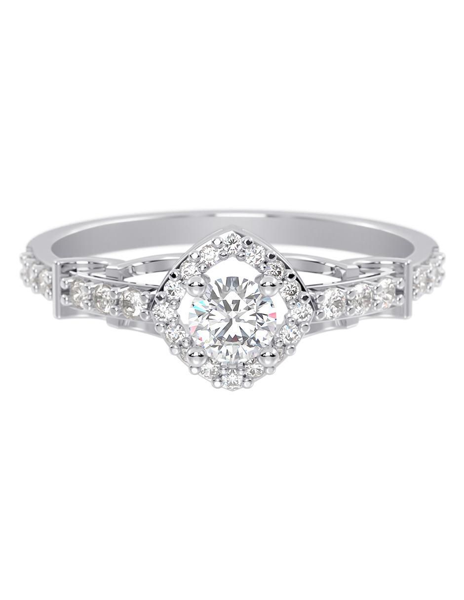 Anillo de compromiso de oro 10 k Eternidad 2025 Anillo de compromiso de oro 10 k Eternidad 2025